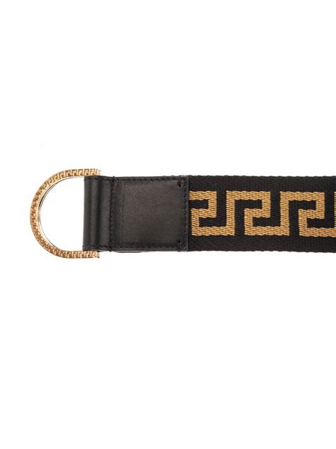 versace gold and black belt|Versace greca belts for sale.